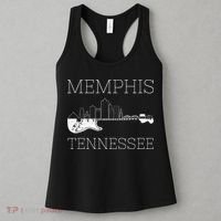 Souvenir Memphis Guitar Music Tennessee Memphis Women's Tank Top thumb 3