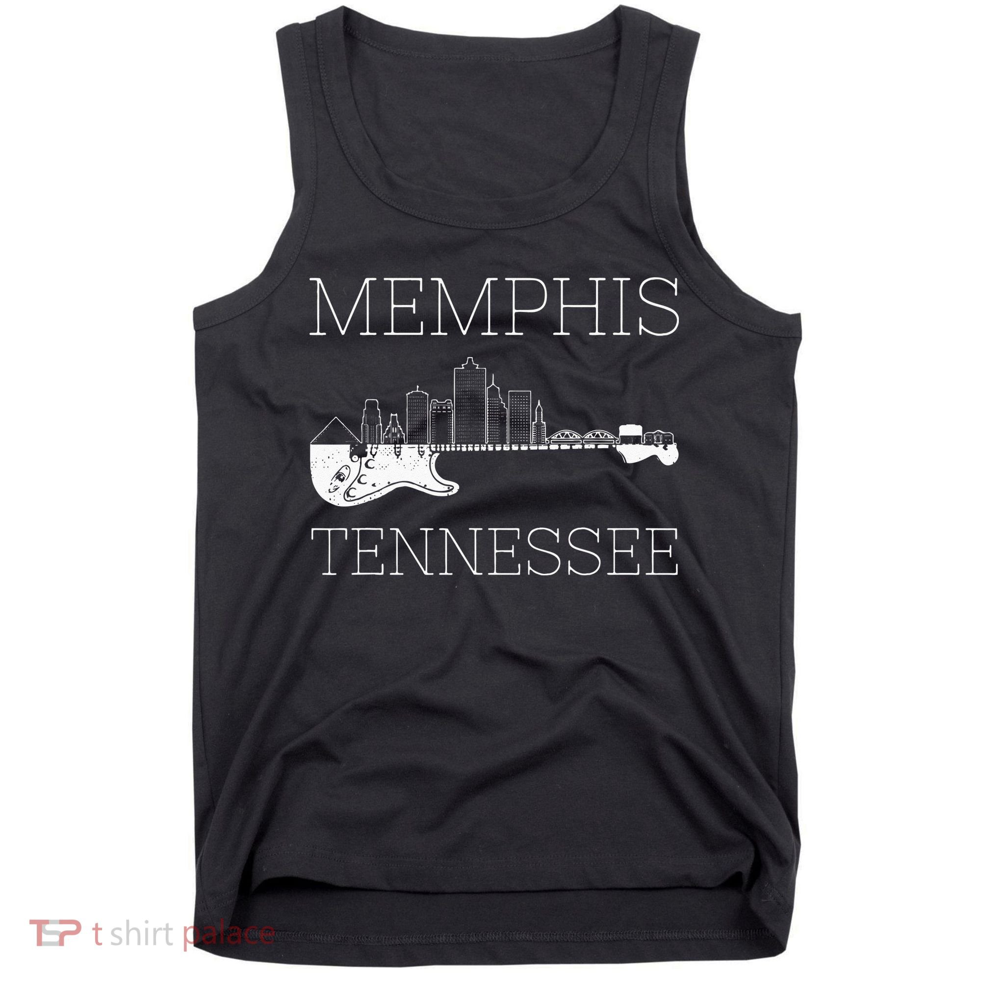 Souvenir Memphis Guitar Music Tennessee Memphis Tank Top