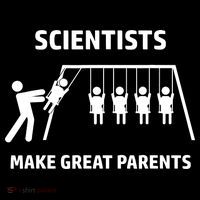 Scientists Make Great Parents Physicians Maths Physics Science Backpack thumb 2