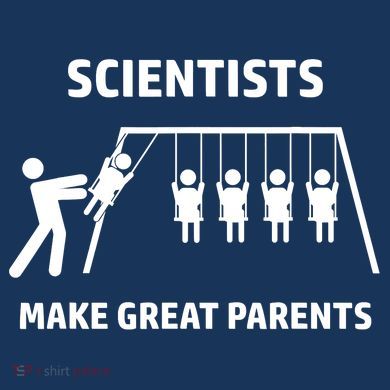 Scientists Make Great Parents Physicians Maths Physics Science Doggie Tank