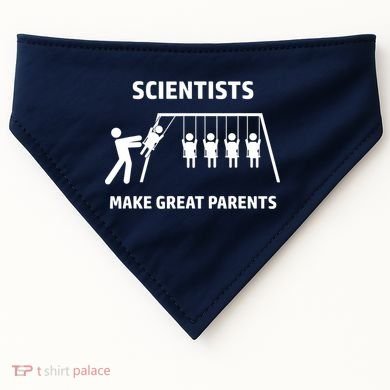 Scientists Make Great Parents Physicians Maths Physics Science USA-Made Doggie Bandana
