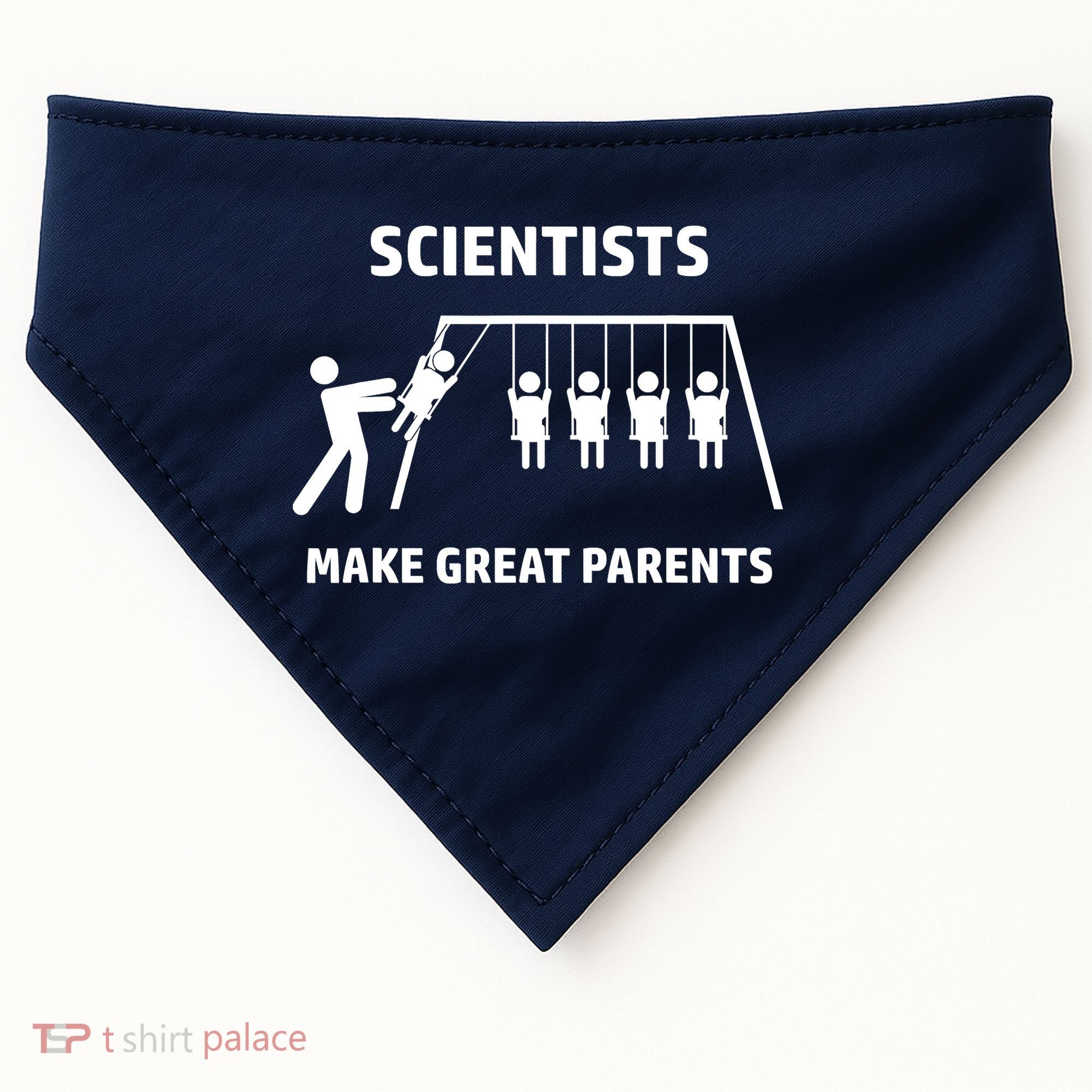 Scientists Make Great Parents Physicians Maths Physics Science USA-Made Doggie Bandana