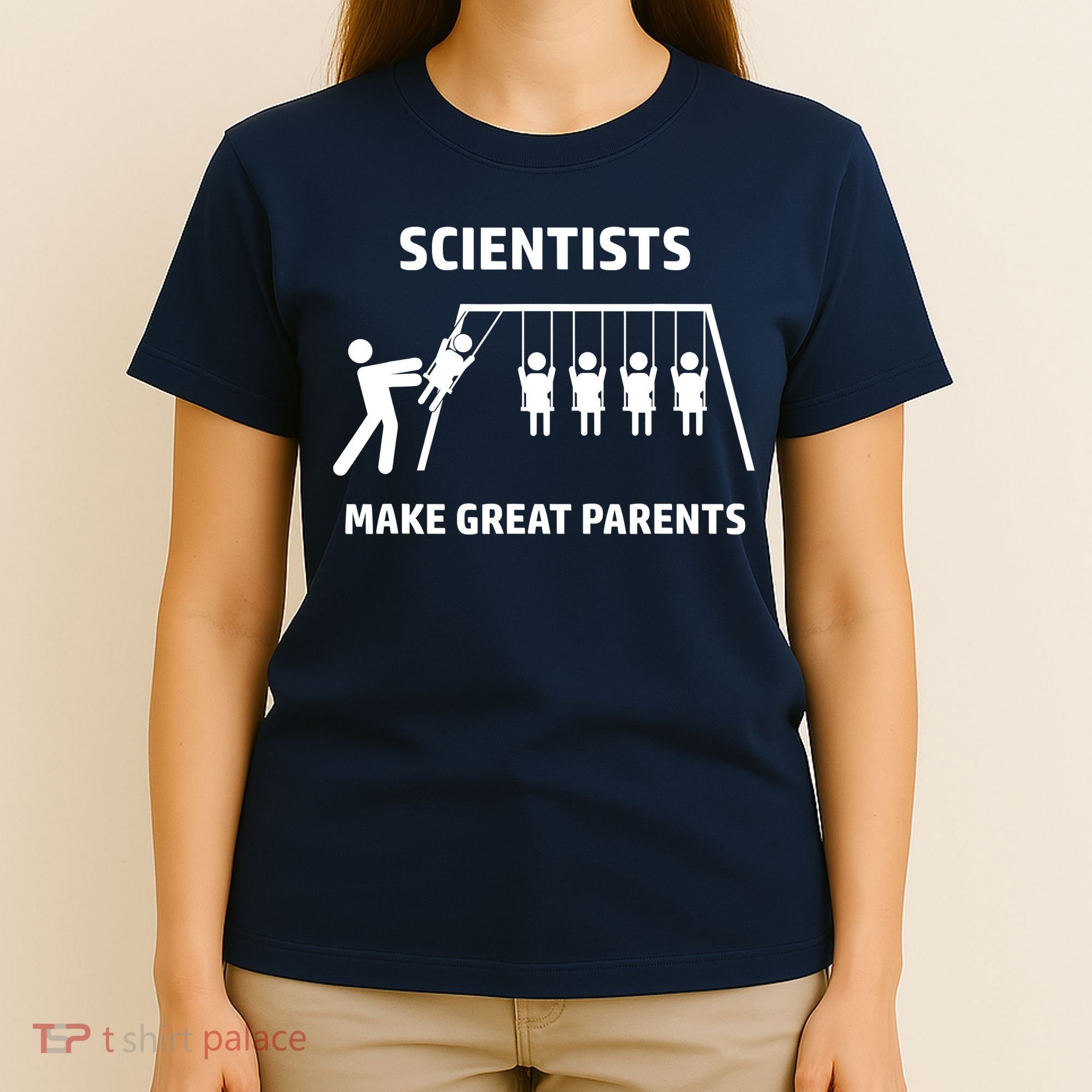 Scientists Make Great Parents Physicians Maths Physics Science T-Shirt