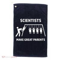 Scientists Make Great Parents Physicians Maths Physics Science Golf Towel thumb 0