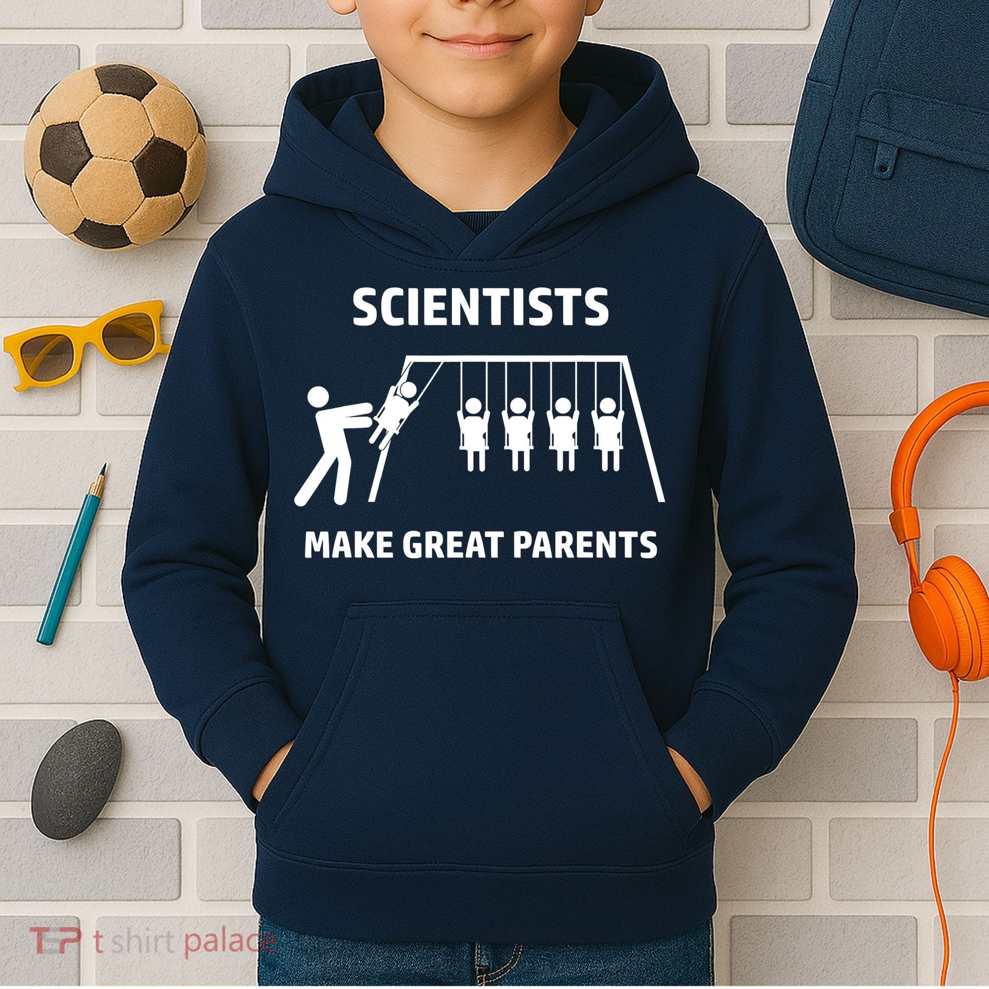 Scientists Make Great Parents Physicians Maths Physics Science Kids Hoodie