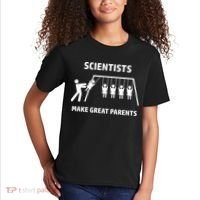 Scientists Make Great Parents Physicians Maths Physics Science Kids T-Shirt thumb 2