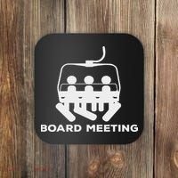 Snowboard Meeting Gift Snowboarding Holiday Skiing Coaster thumb 0