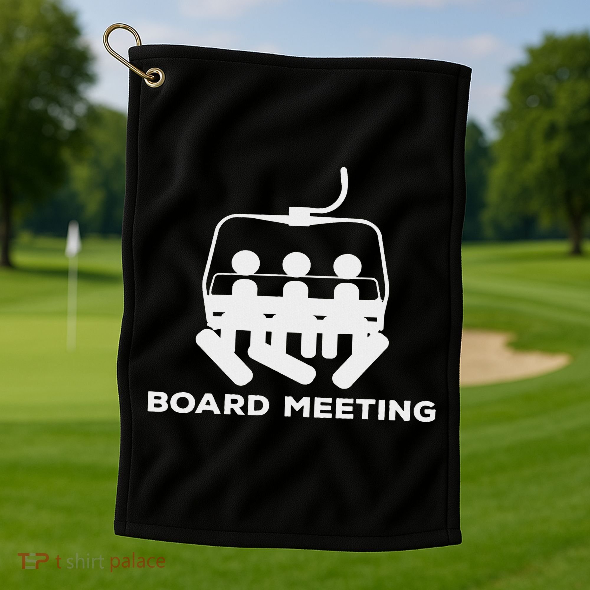 Snowboard Meeting Gift Snowboarding Holiday Skiing Golf Towel