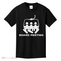 Snowboard Meeting Gift Snowboarding Holiday Skiing Kids T-Shirt thumb 0