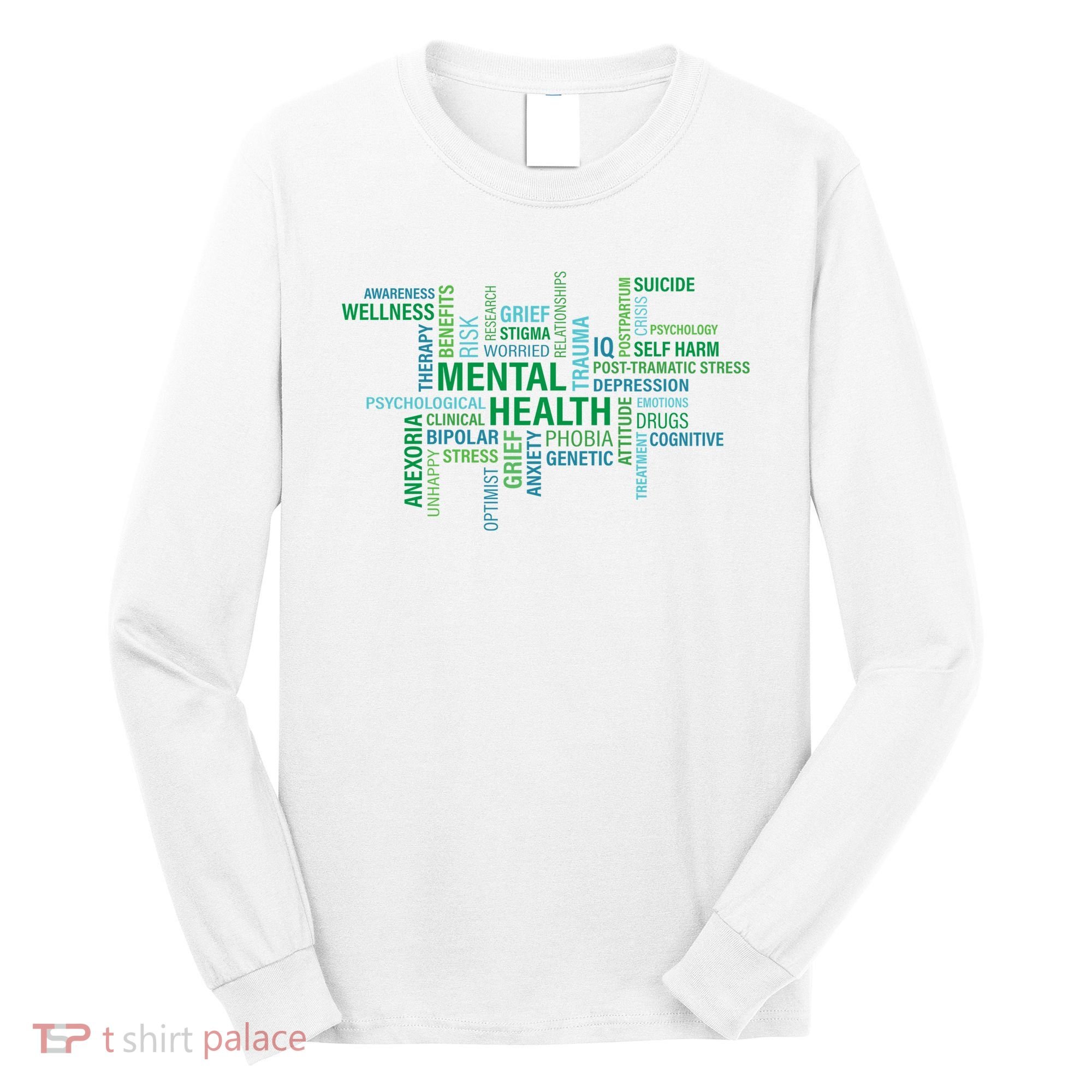 Support Mental Health Awareness Month Long Sleeve Shirt