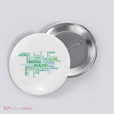 Support Mental Health Awareness Month Button