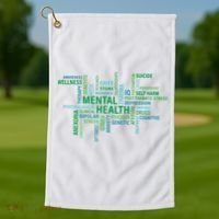 Support Mental Health Awareness Month Golf Towel thumb 1