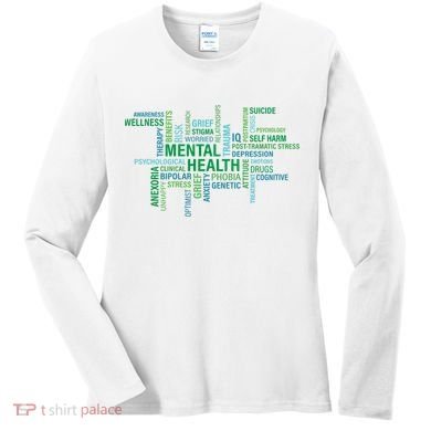 Support Mental Health Awareness Month Women's Long Sleeve Shirt