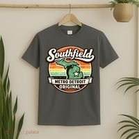 Southfield MI Hometown Pride Vintage Detroit Suburb T-Shirt thumb 2