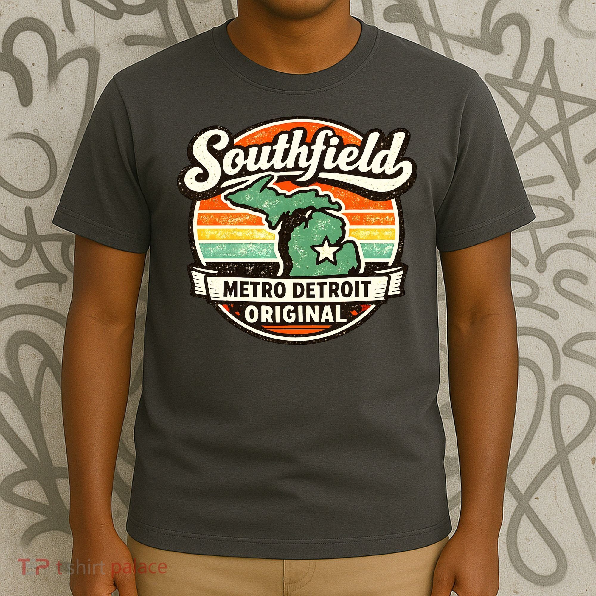 Southfield MI Hometown Pride Vintage Detroit Suburb T-Shirt