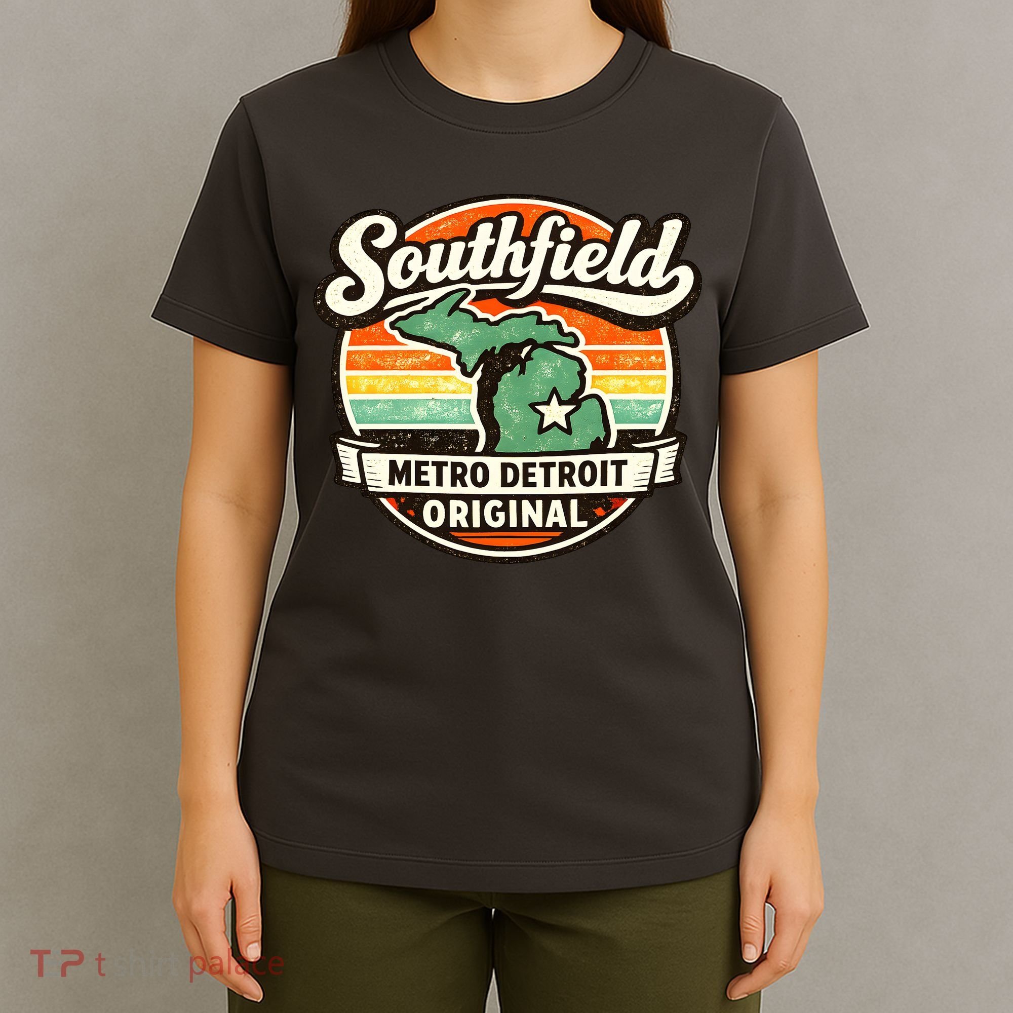 Southfield MI Hometown Pride Vintage Detroit Suburb T-Shirt