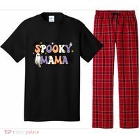 Spooky Mama Halloween Mom Ghost Witchy Costume Gift Pajama Set thumb 0