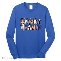 Spooky Mama Halloween Mom Ghost Witchy Costume Gift Long Sleeve Shirt thumb 0