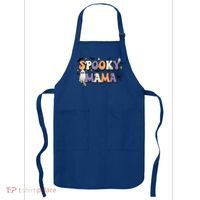 Spooky Mama Halloween Mom Ghost Witchy Costume Gift Apron thumb 0