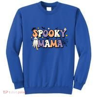 Spooky Mama Halloween Mom Ghost Witchy Costume Gift Sweatshirt thumb 0