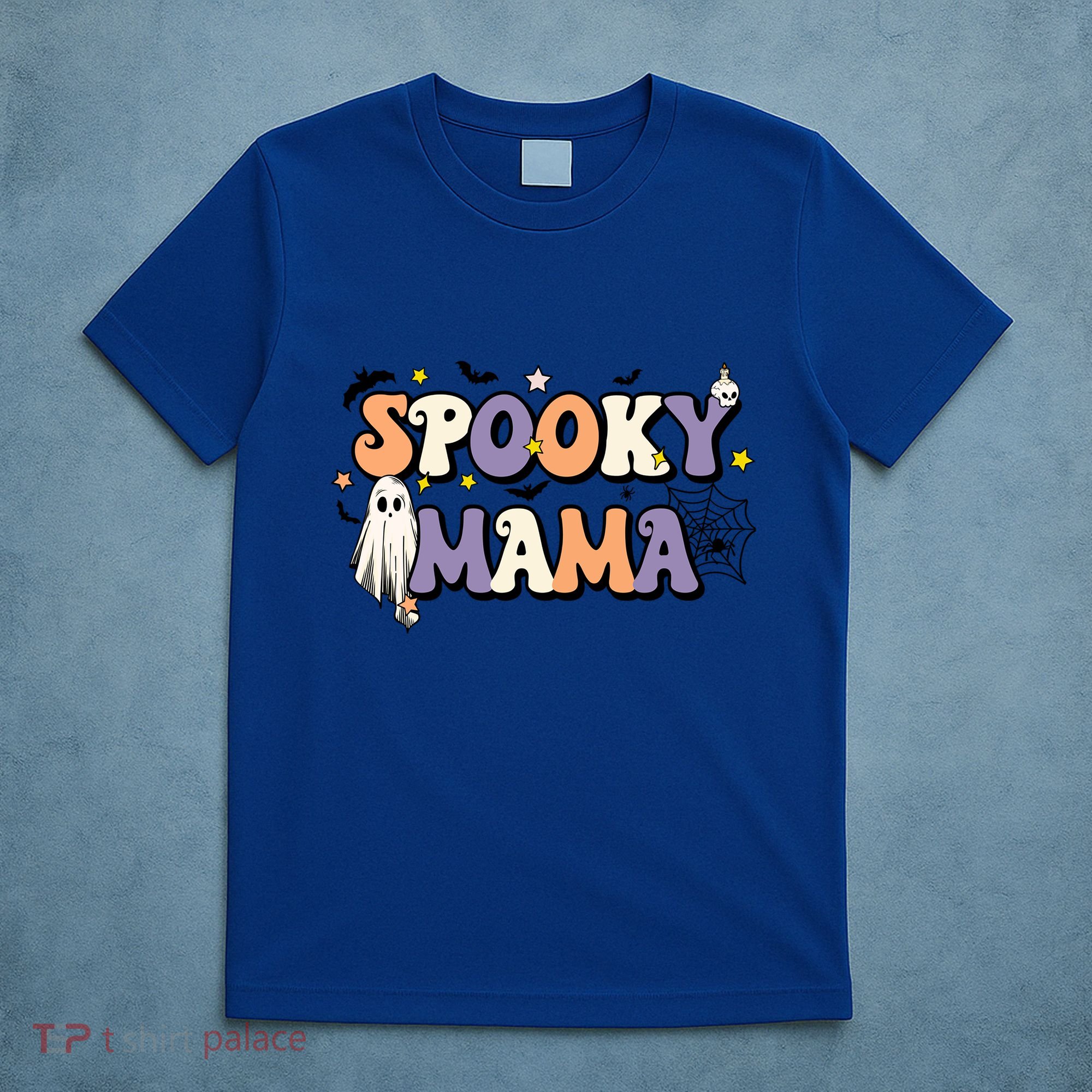 Spooky Mama Halloween Mom Ghost Witchy Costume Gift T-Shirt