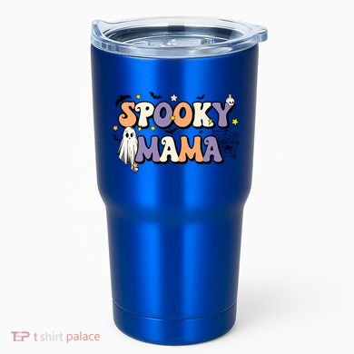 Spooky Mama Halloween Mom Ghost Witchy Costume Gift Tumbler