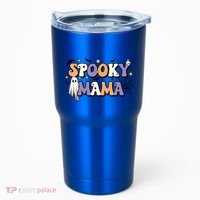 Spooky Mama Halloween Mom Ghost Witchy Costume Gift Tumbler thumb 0