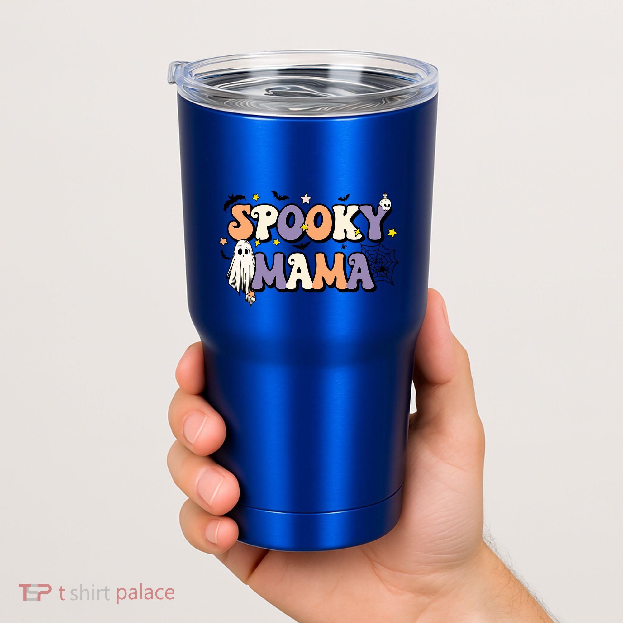 Spooky Mama Halloween Mom Ghost Witchy Costume Gift Tumbler