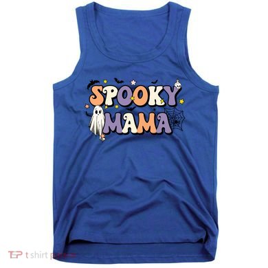 Spooky Mama Halloween Mom Ghost Witchy Costume Gift Tank Top