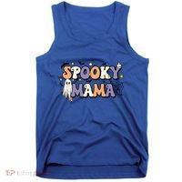 Spooky Mama Halloween Mom Ghost Witchy Costume Gift Tank Top thumb 0