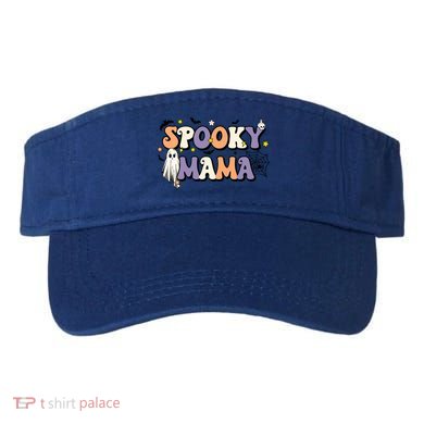 Spooky Mama Halloween Mom Ghost Witchy Costume Gift Visor