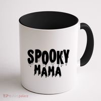 Spooky Mama Halloween Funny Gift Cute Gift Coffee Mug thumb 1