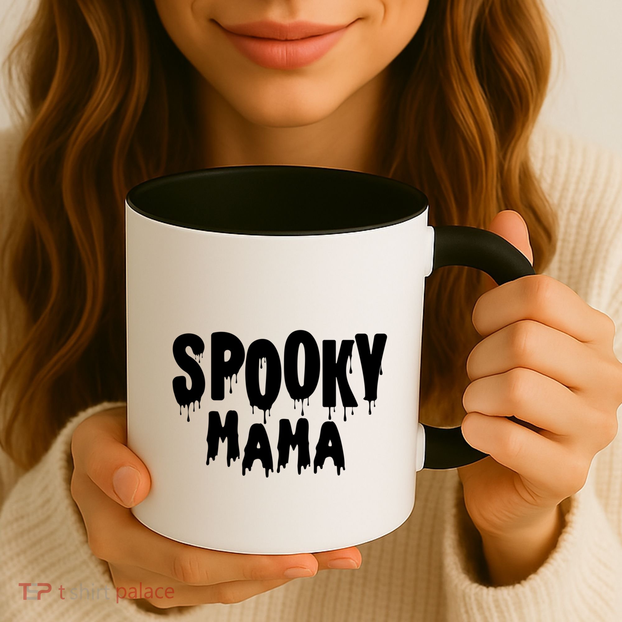 Spooky Mama Halloween Funny Gift Cute Gift Coffee Mug