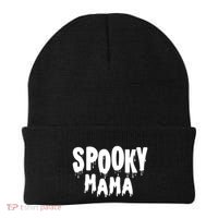 Spooky Mama Halloween Funny Gift Cute Gift Beanie thumb 0