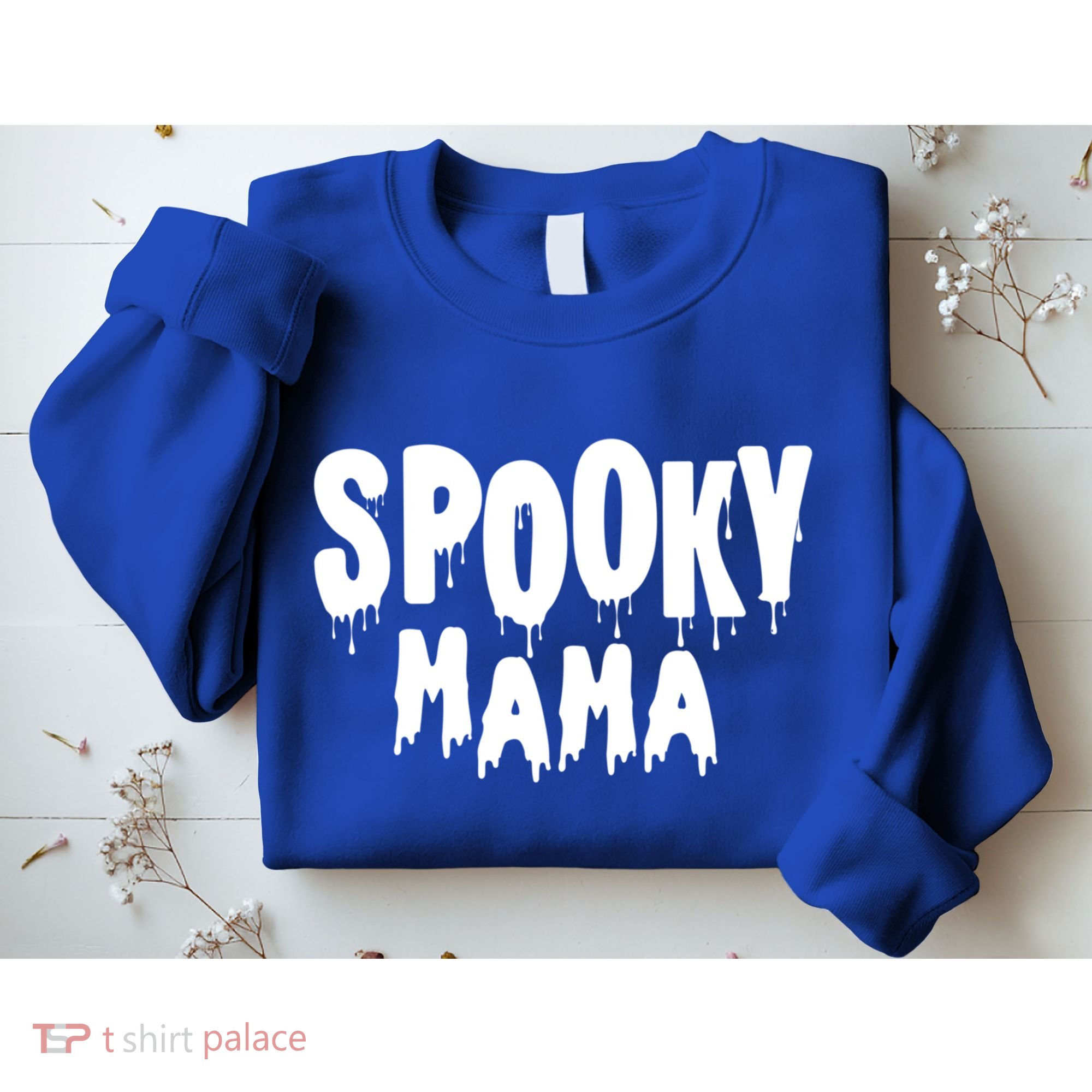 Spooky Mama Halloween Funny Gift Cute Gift Sweatshirt
