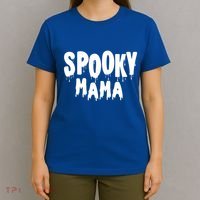 Spooky Mama Halloween Funny Gift Cute Gift T-Shirt thumb 4