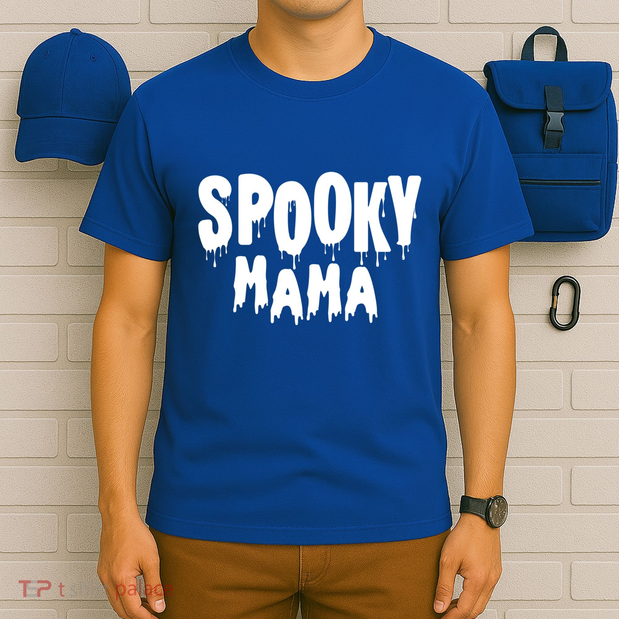Spooky Mama Halloween Funny Gift Cute Gift T-Shirt
