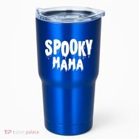 Spooky Mama Halloween Funny Gift Cute Gift Tumbler thumb 0