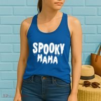 Spooky Mama Halloween Funny Gift Cute Gift Women's Tank Top thumb 2