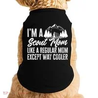 Scout Mom Hiking And Camping Scouting Gift Doggie Tank thumb 0