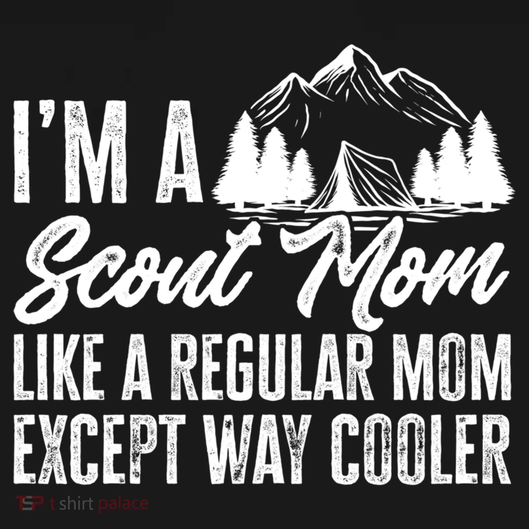 Scout Mom Hiking And Camping Scouting Gift Doggie Tank