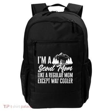 Scout Mom Hiking And Camping Scouting Gift Backpack