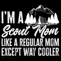 Scout Mom Hiking And Camping Scouting Gift Women's Hoodie thumb 2