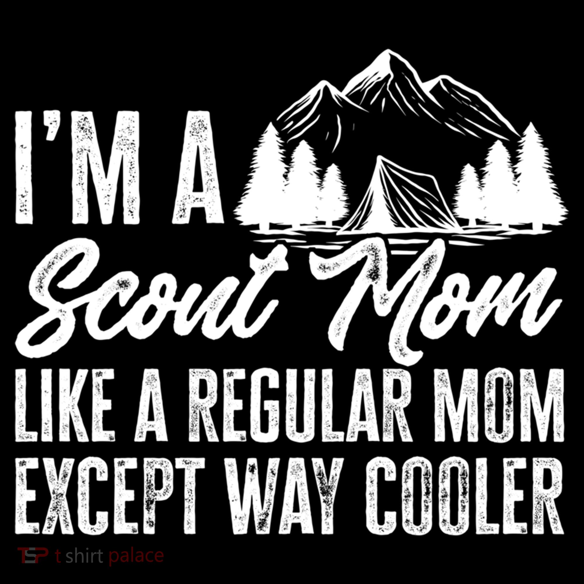 Scout Mom Hiking And Camping Scouting Gift Women's Hoodie