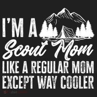 Scout Mom Hiking And Camping Scouting Gift Hat thumb 2