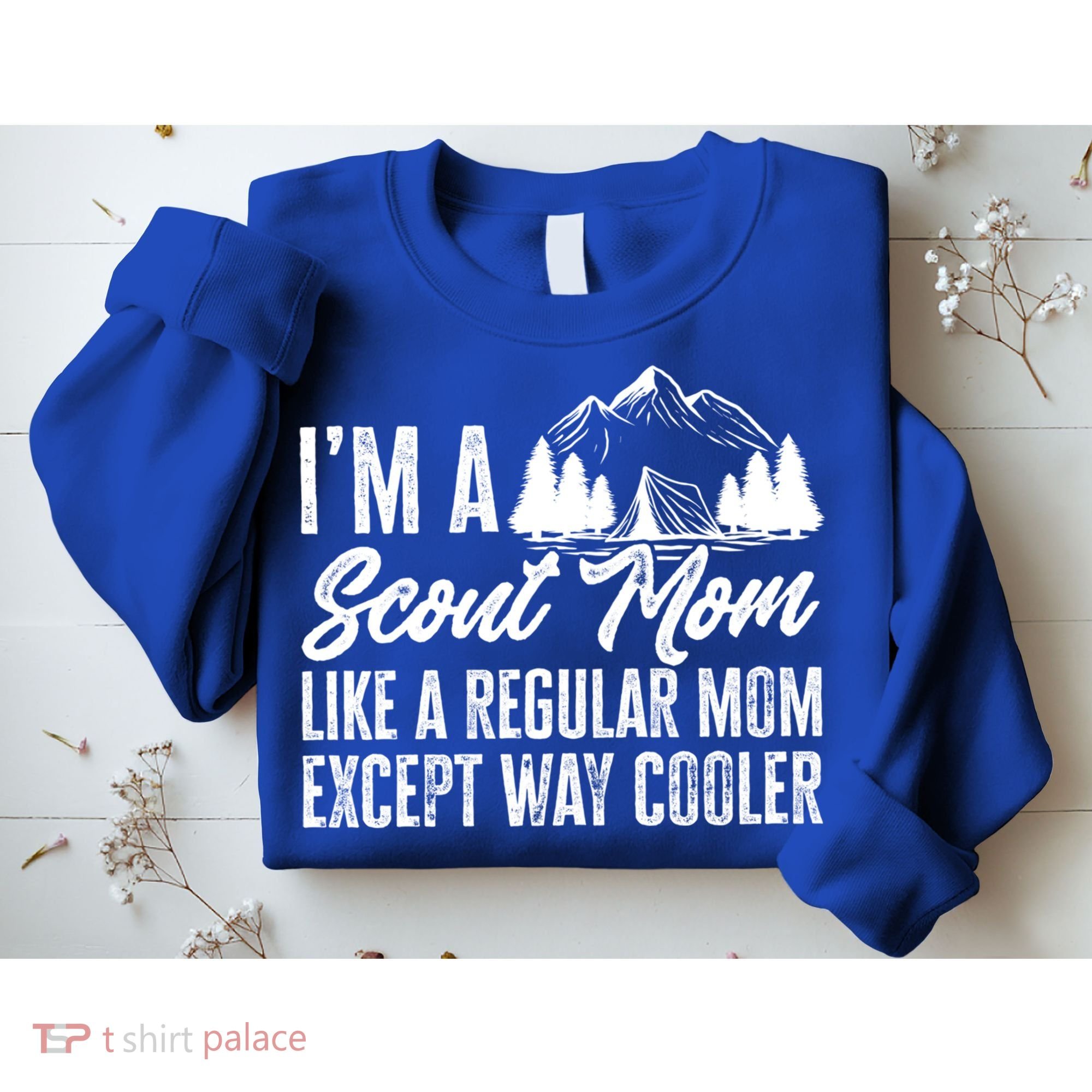 Scout Mom Hiking And Camping Scouting Gift Sweatshirt
