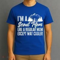 Scout Mom Hiking And Camping Scouting Gift T-Shirt thumb 3