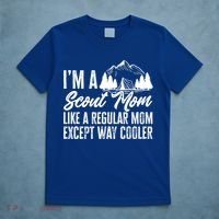 Scout Mom Hiking And Camping Scouting Gift T-Shirt thumb 5