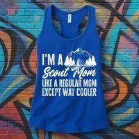 Scout Mom Hiking And Camping Scouting Gift Women's Tank Top thumb 3
