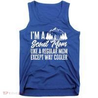 Scout Mom Hiking And Camping Scouting Gift Tank Top thumb 0